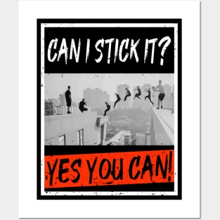 Parkour Can You Stick It? Posters and Art